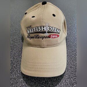 British Open Royal Liverpool 2006 Golf Hat Strapback Imperial Tan OSFM